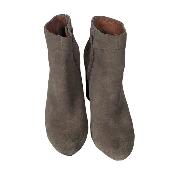 Jeffrey Campbell Hanger Gray Suede Booties Sz. 8 - Picture 3 of 8
